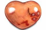 Colorful Carnelian Agate Heart #293756-1